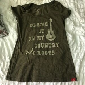 Blame it on my country roots T shirt